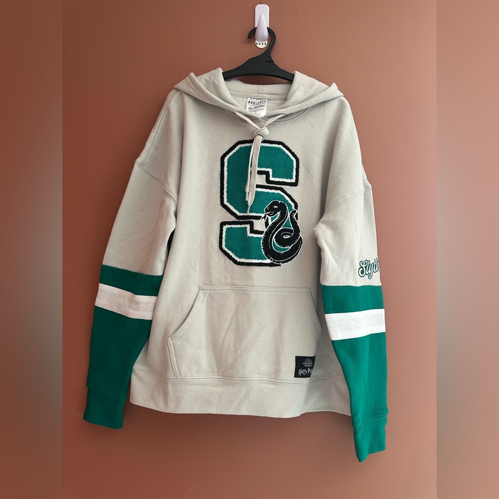 Harry Potter Slytherin Varsity Hoodie - BoxLunch Exclusive